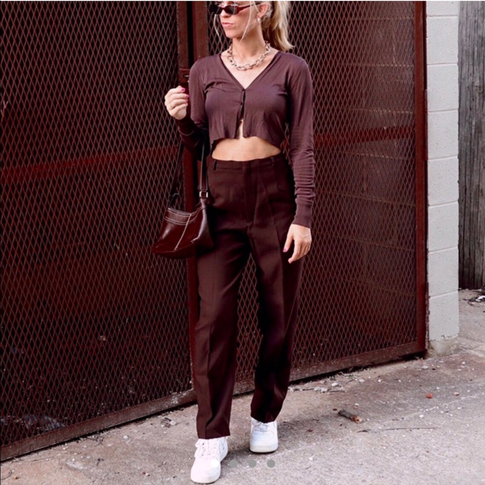 Brown trousers